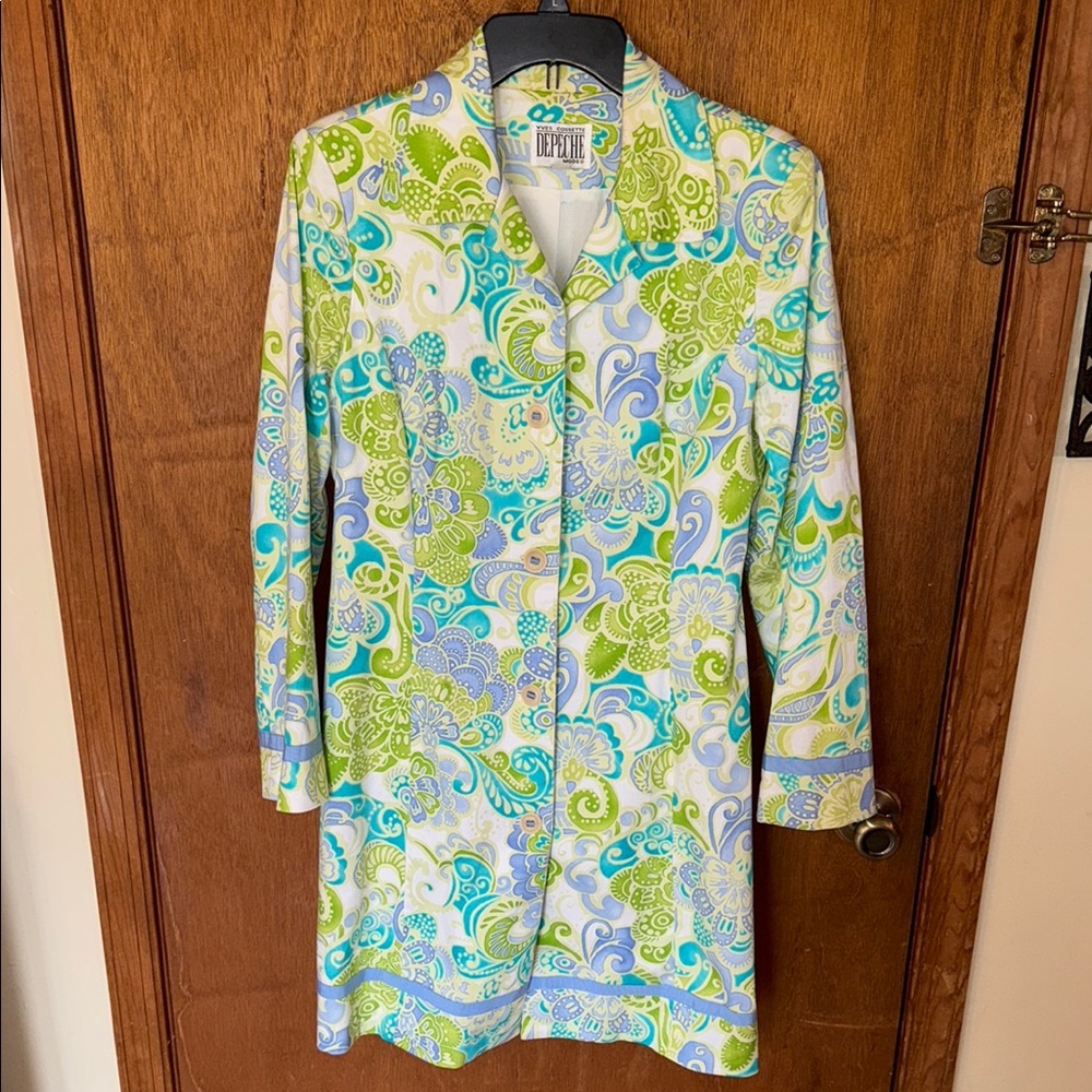 Vintage Colorful Paisley Coat